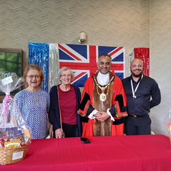 Mayor of Harrow joins VE Day 80 celebrations at local care home