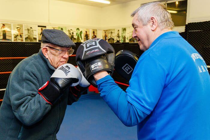 Ron was delighted when he madena surprise return to the boxing ring.
